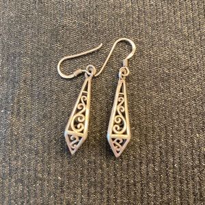 Silver earrings